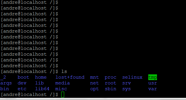 Antes do Comando Clear Antes do Comando Clear